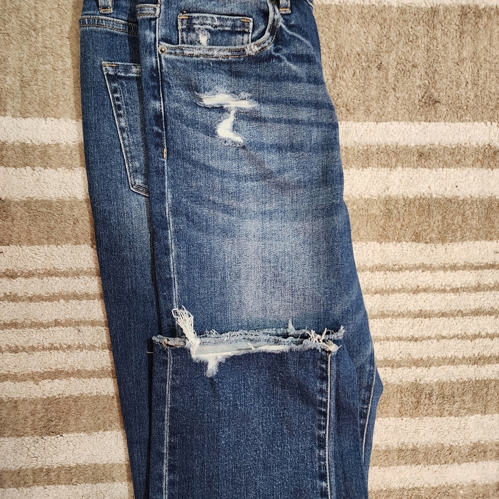 MICA Women's Super High Straight Leg Jeans - Blue. NWT - Picture 14 of 14